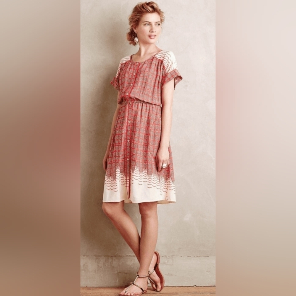 Anthropologie Maeve Veronica Shirtdress, VGUC, Size XS